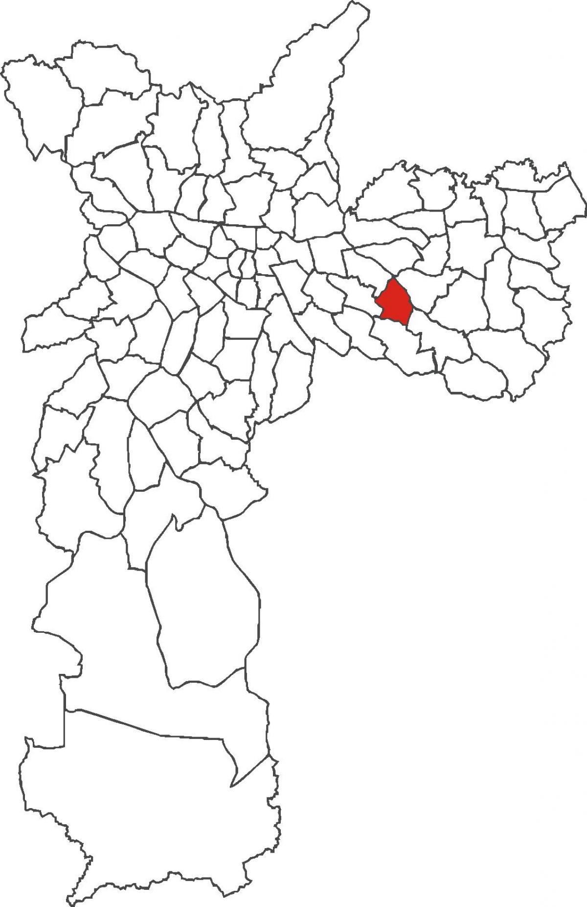 Map of Aricanduva district