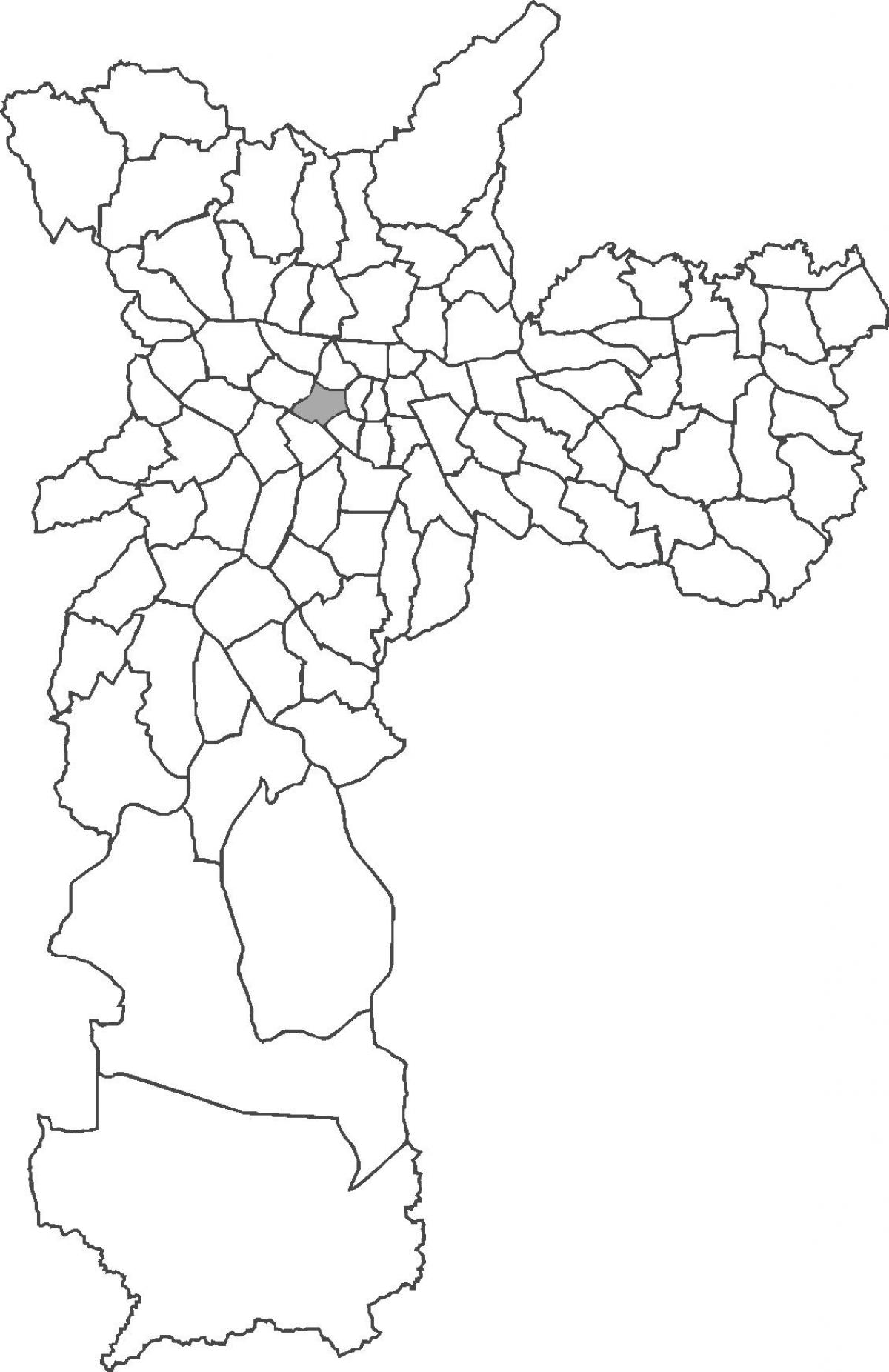 Map of Consolação district