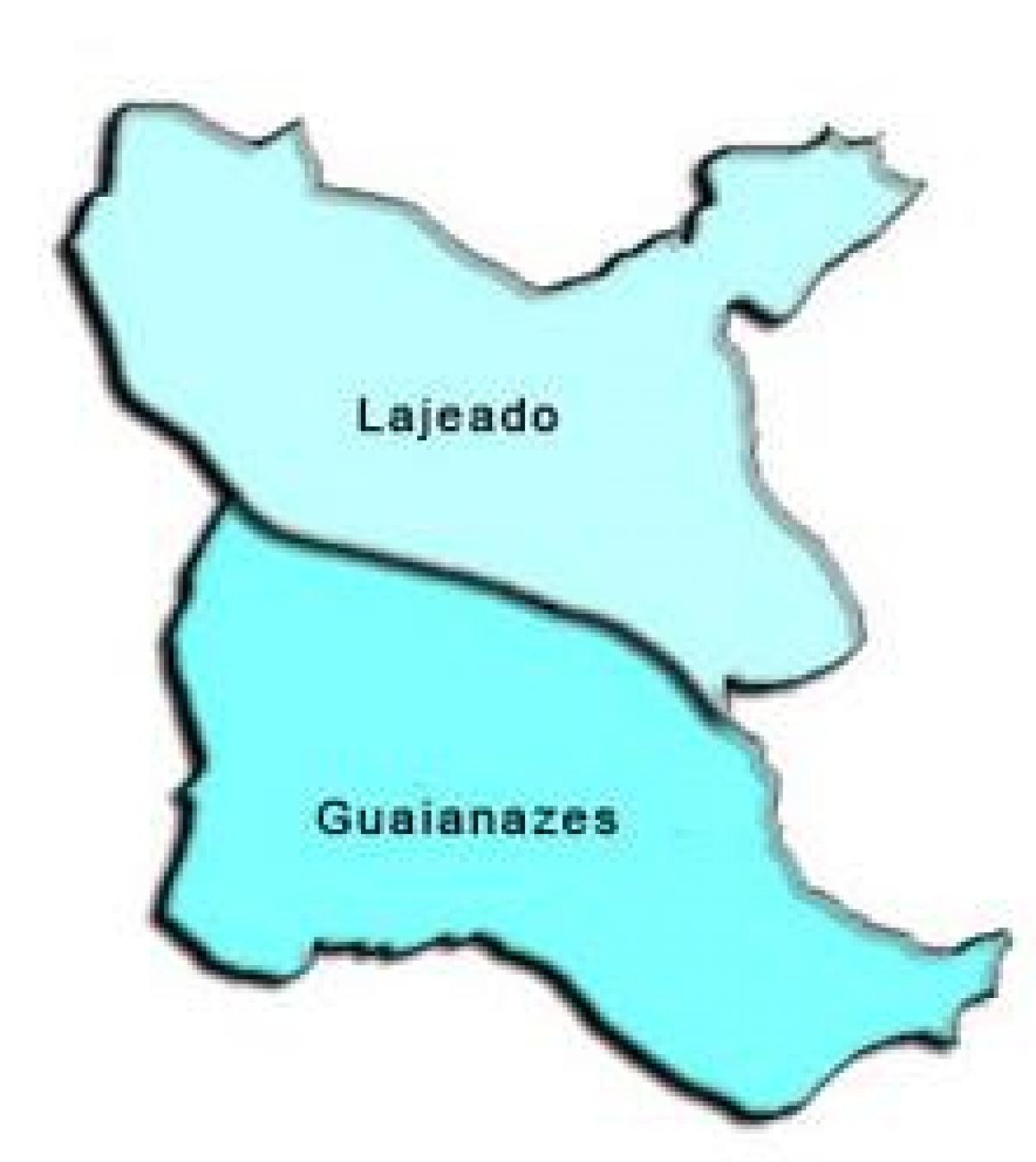 Map of Guaianases sub-prefecture