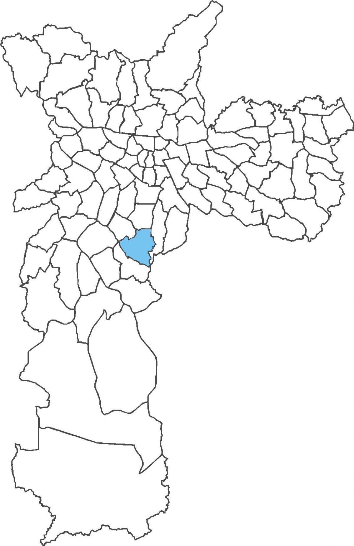 Map of Jabaquara district