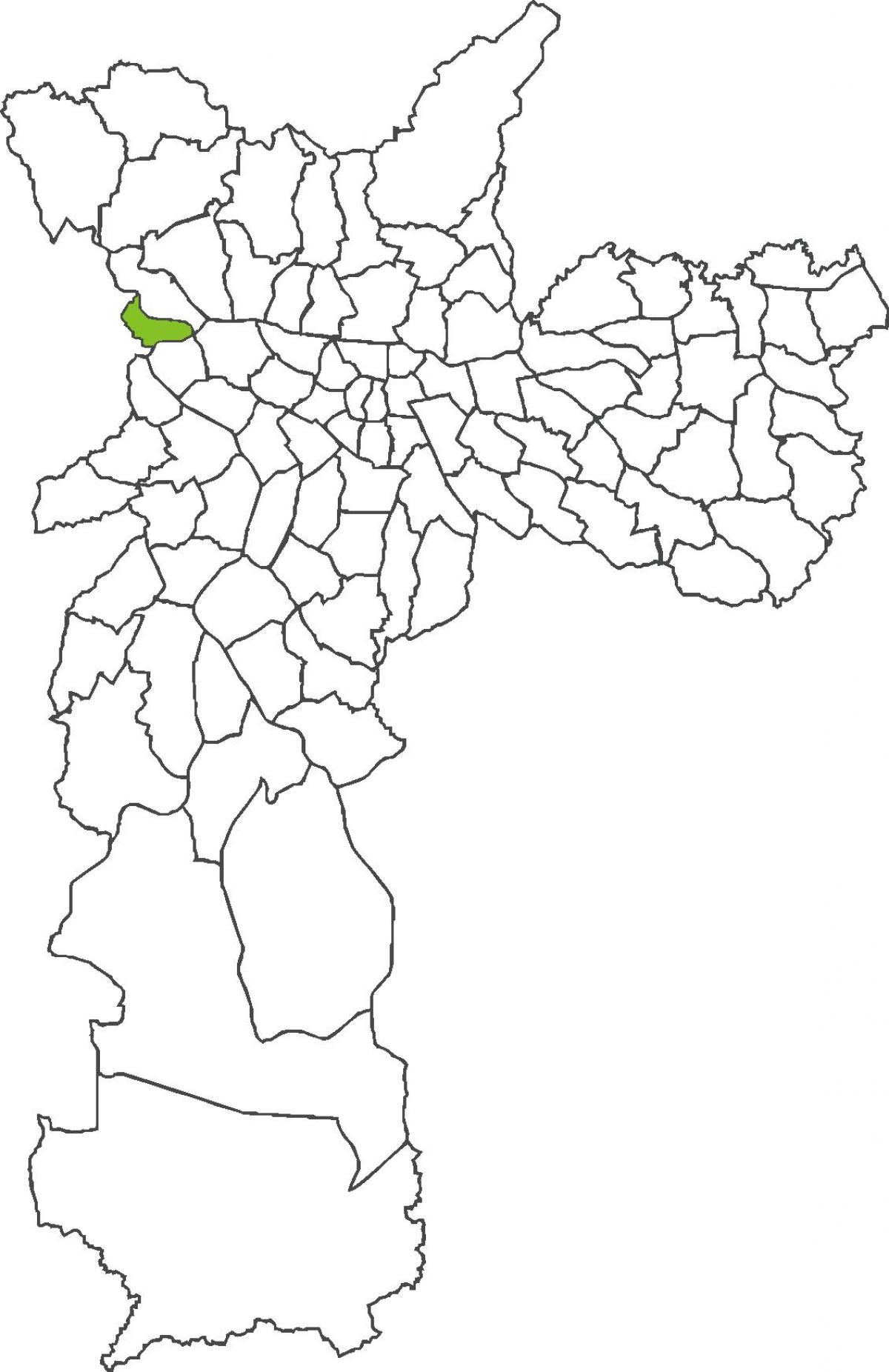 Map of Jaguara district