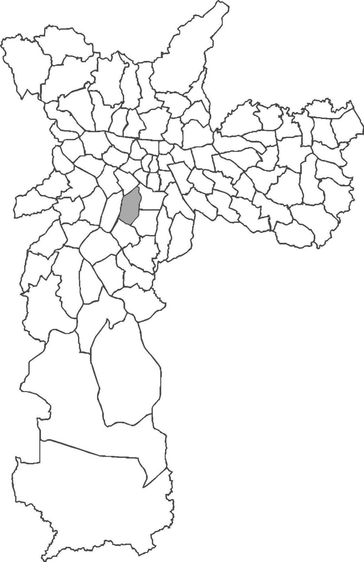 Map of Moema district