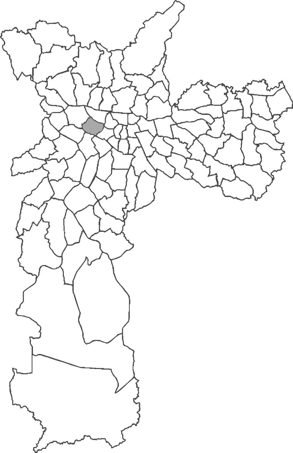 Map of Perdizes district