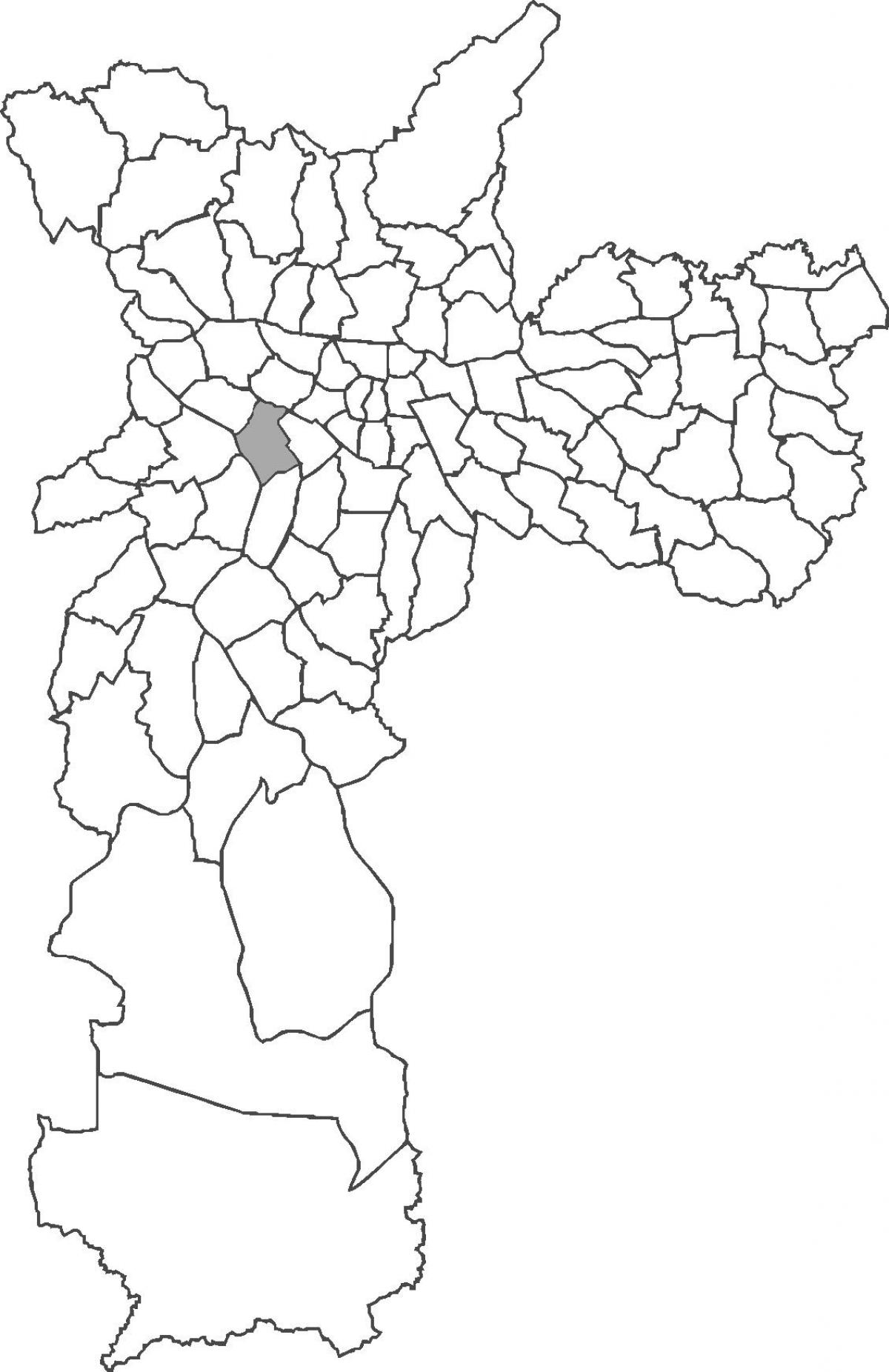 Map of Pinheiros district