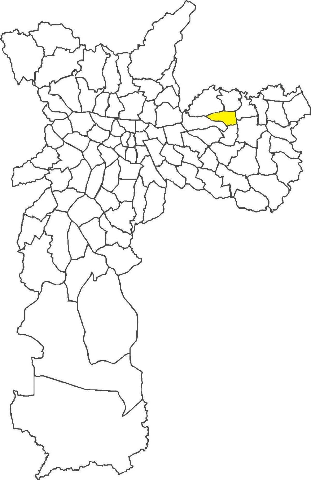 Map of Ponte Rasa district