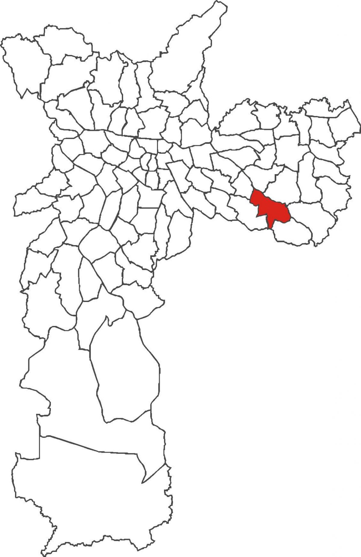 Map of São Mateus district