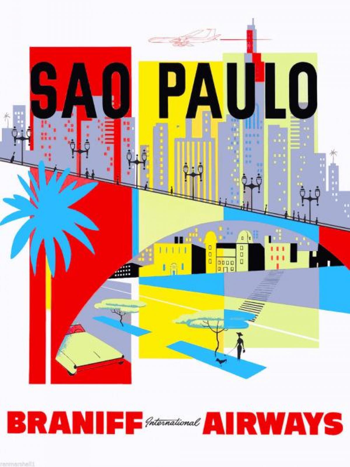 Map of São Paulo wallpaper