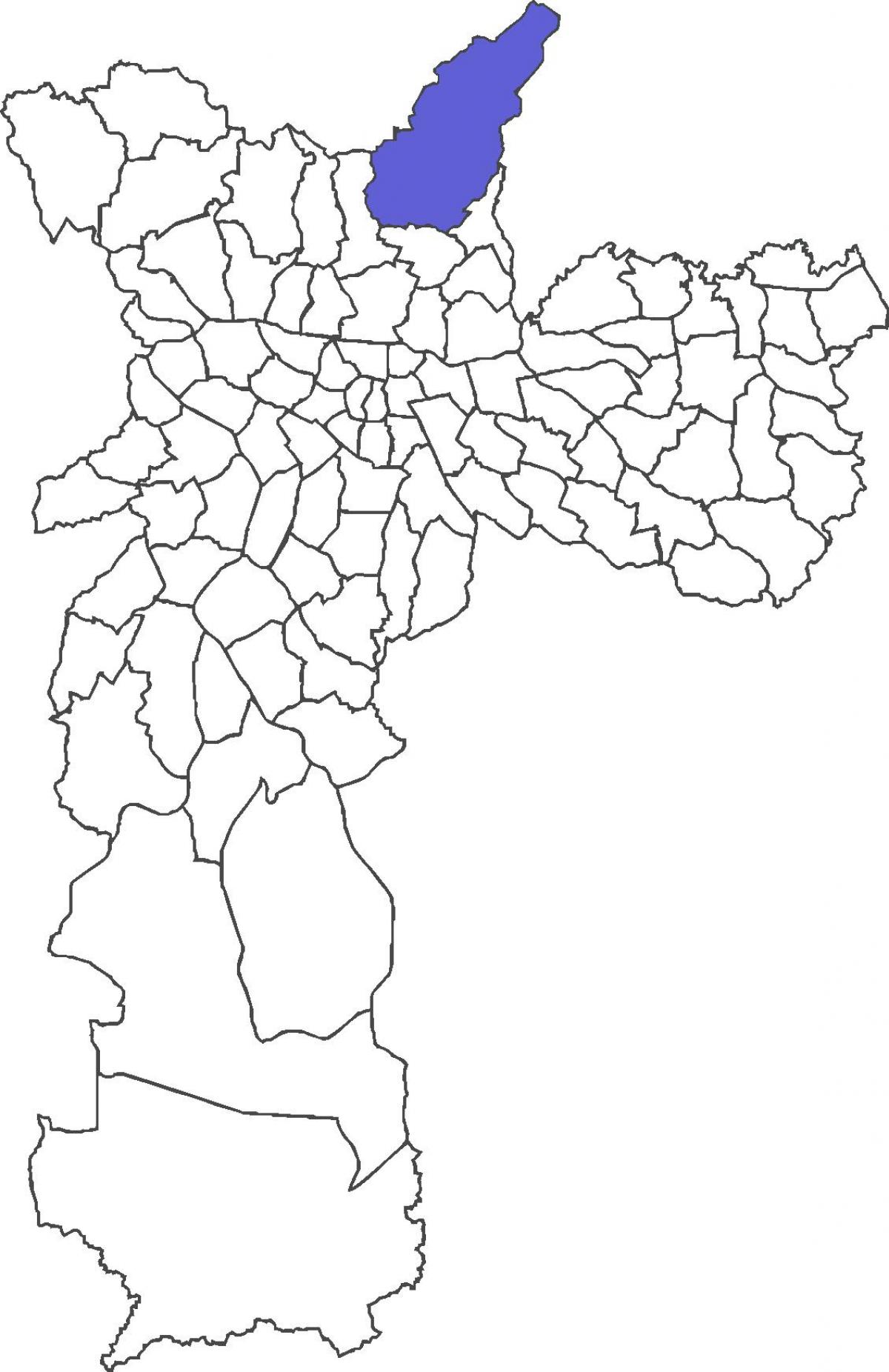 Map of Tremembé district
