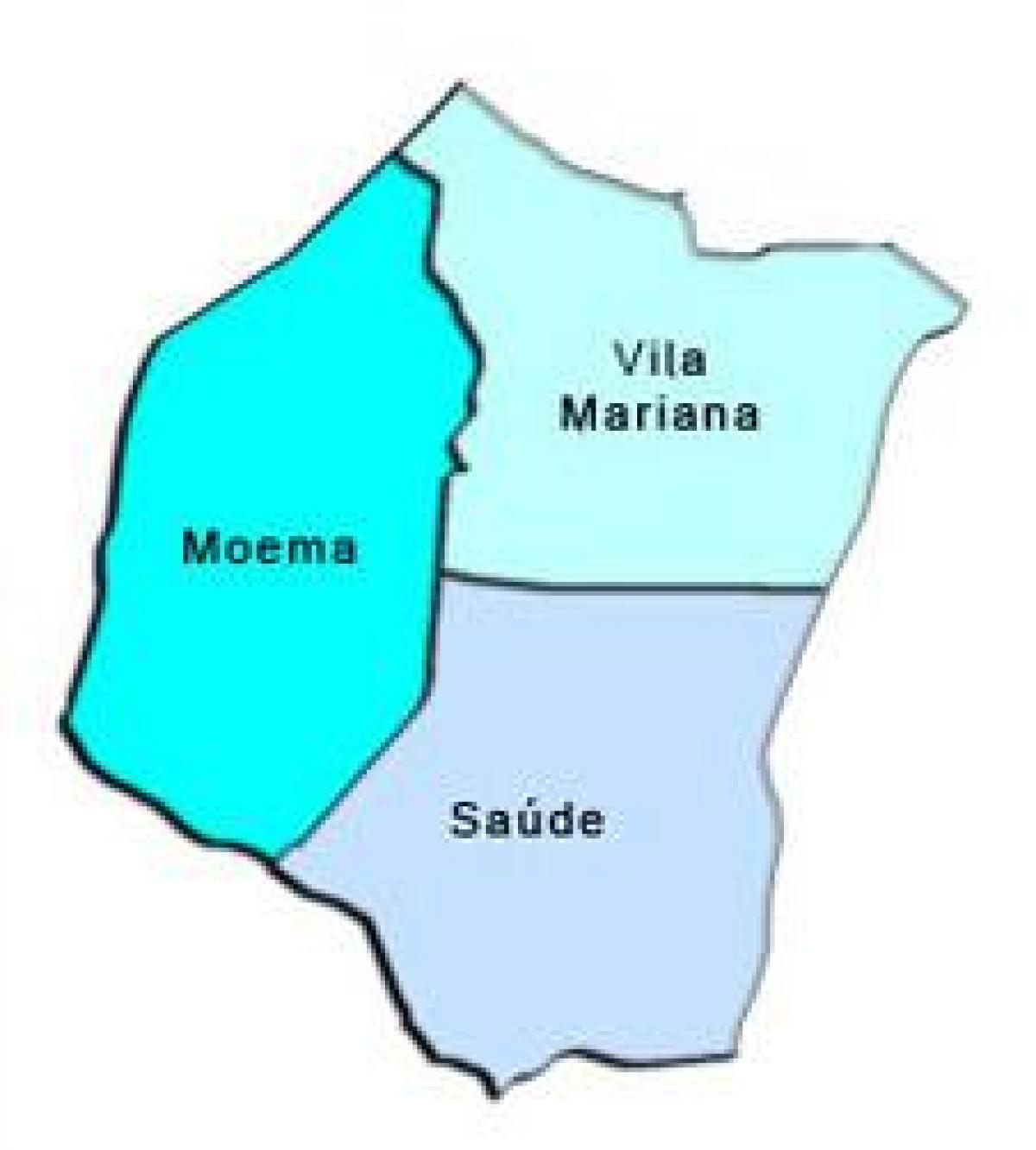 Map of Vila Mariana sub-prefecture