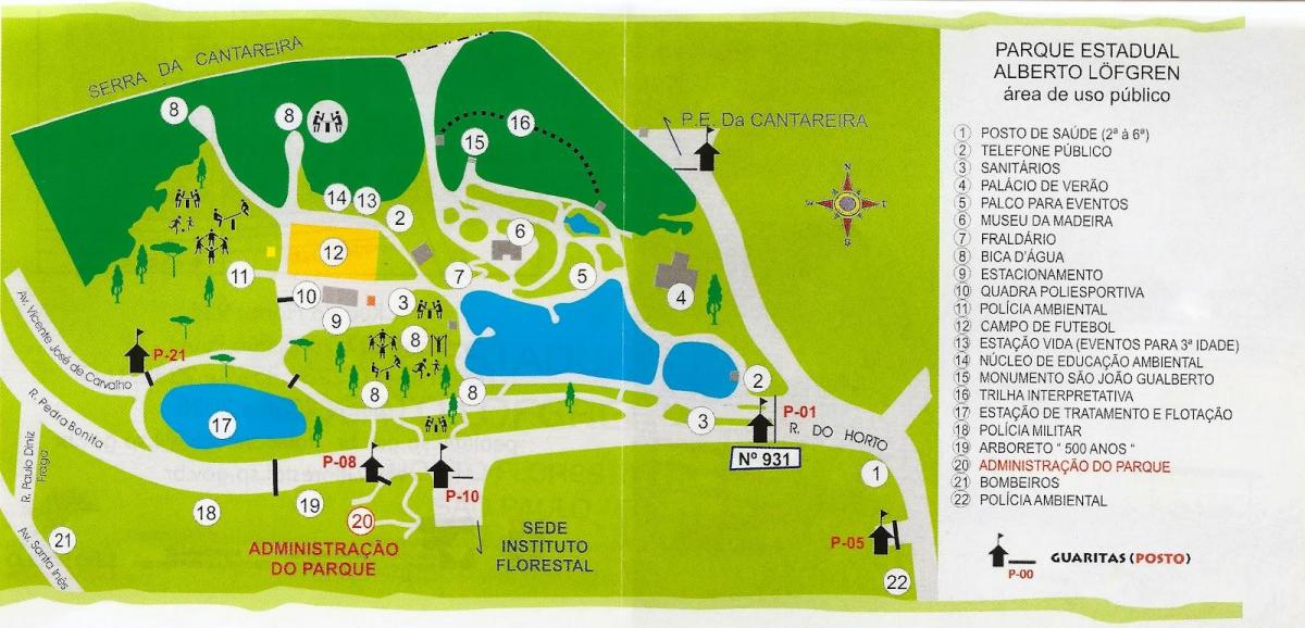 Map of Alberto Löfgren park