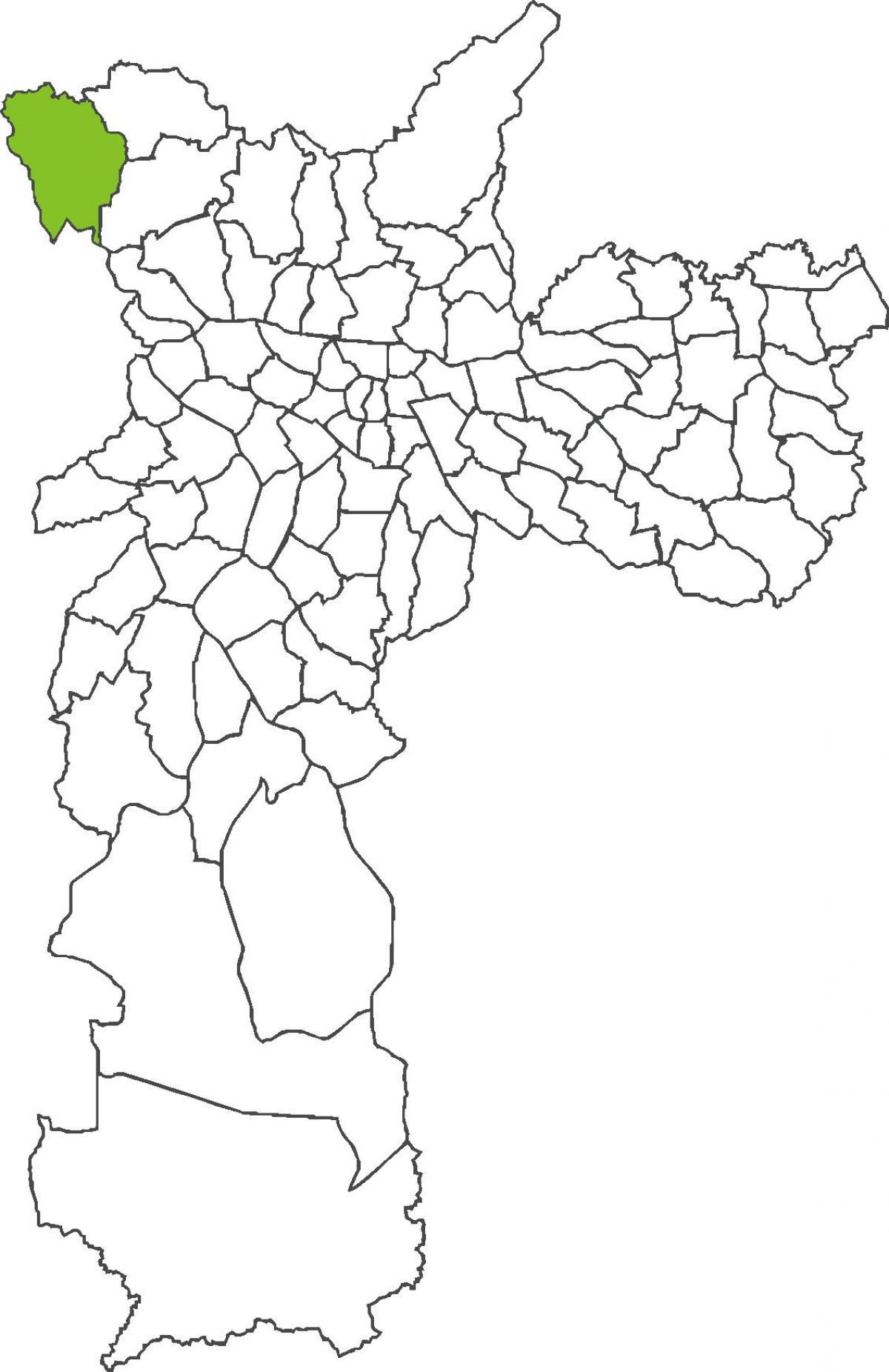 Map of Anhangüera district