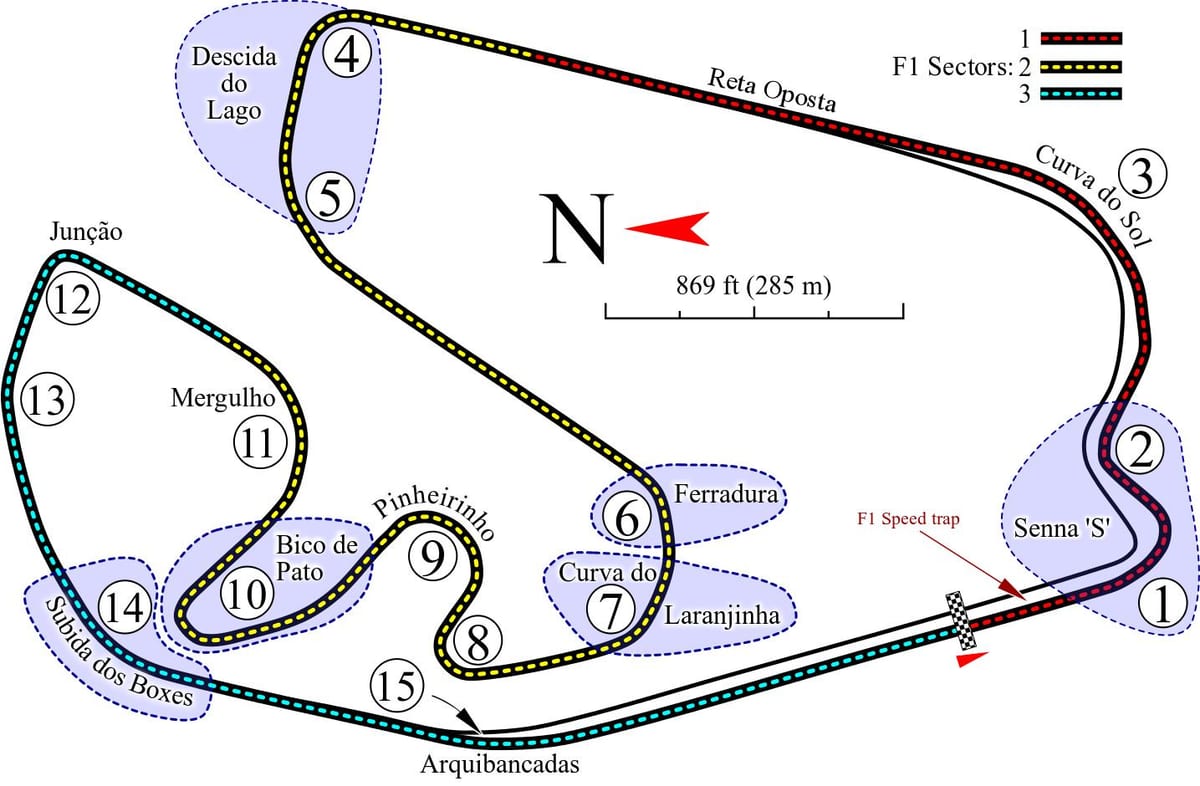 Map of Autódromo José Carlos Pace São Paulo