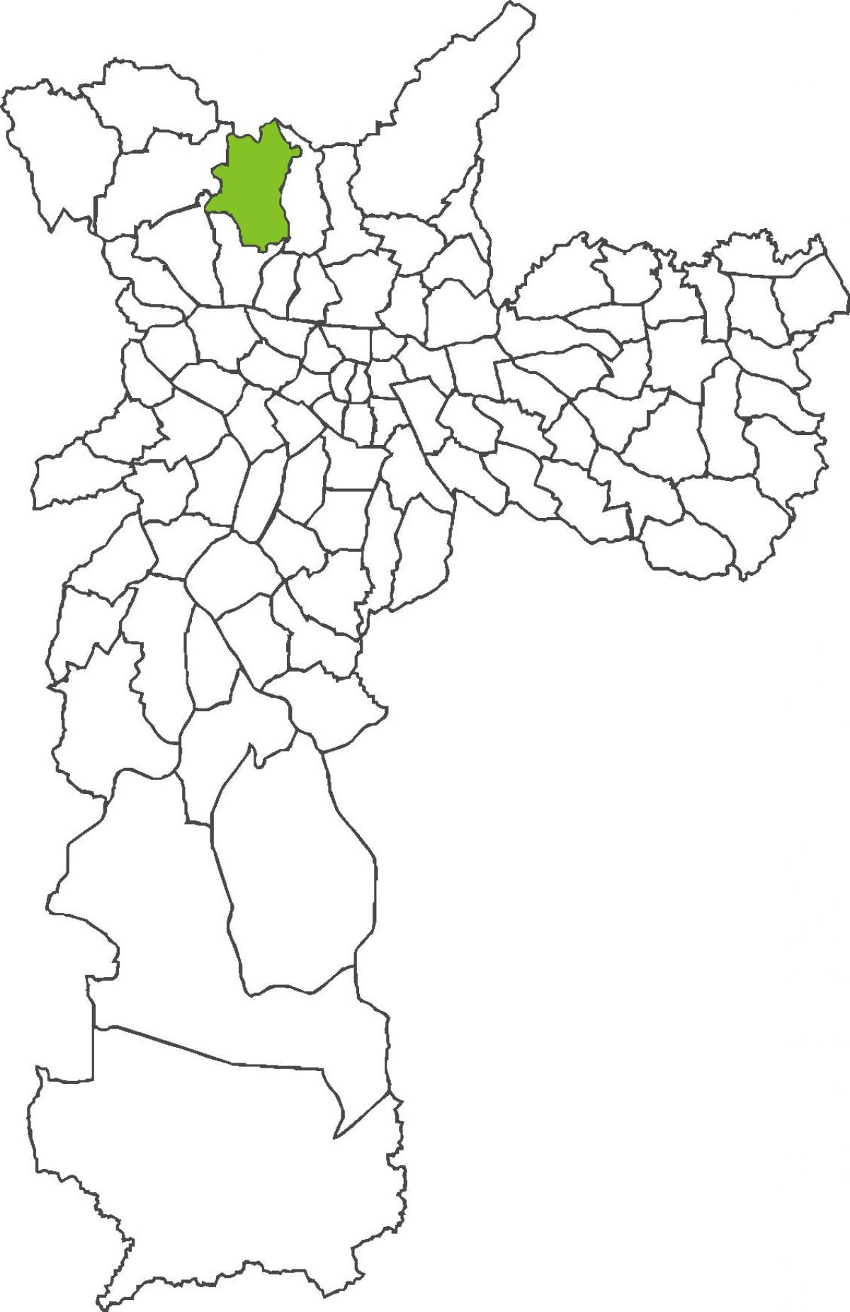 Map of Brasilândia district