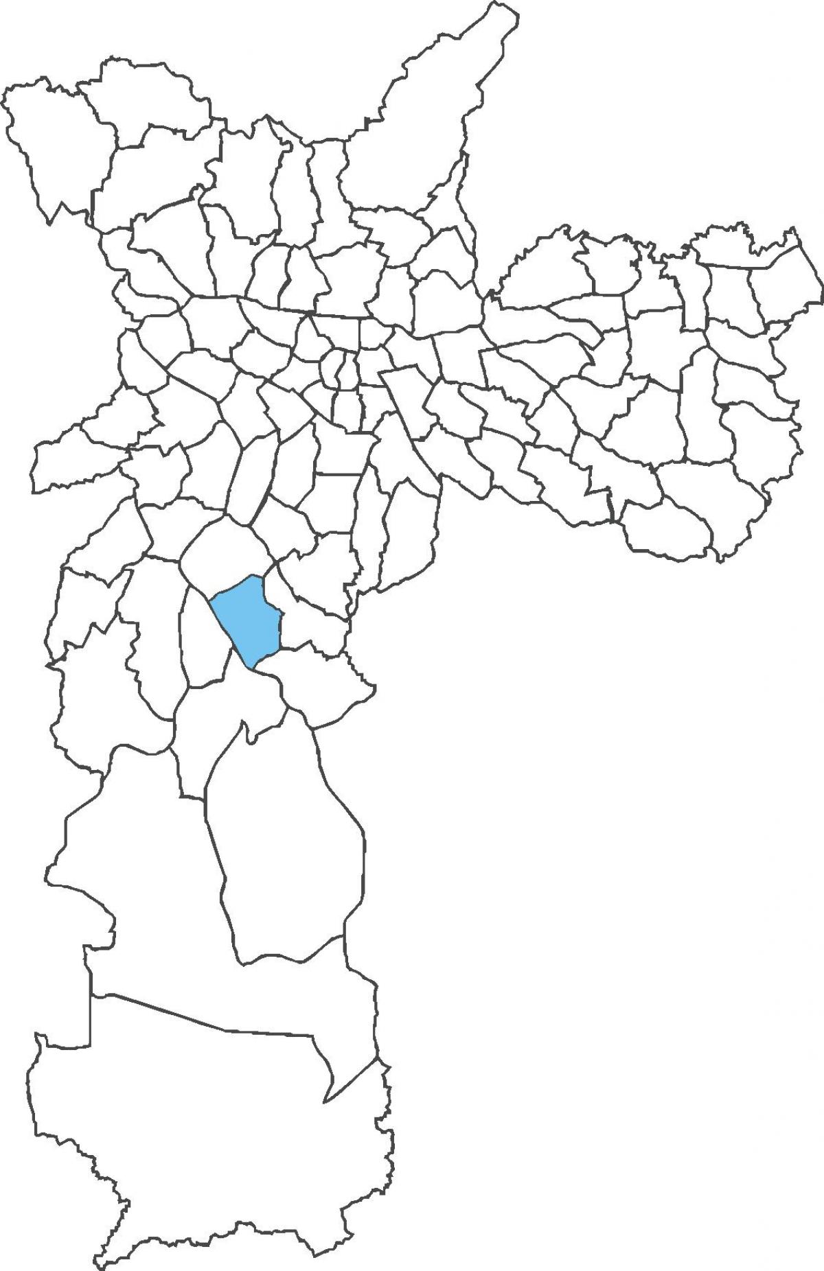 Map of Campo Grande district