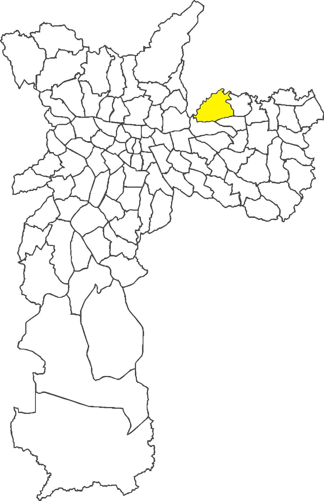 Map of Cangaíba district