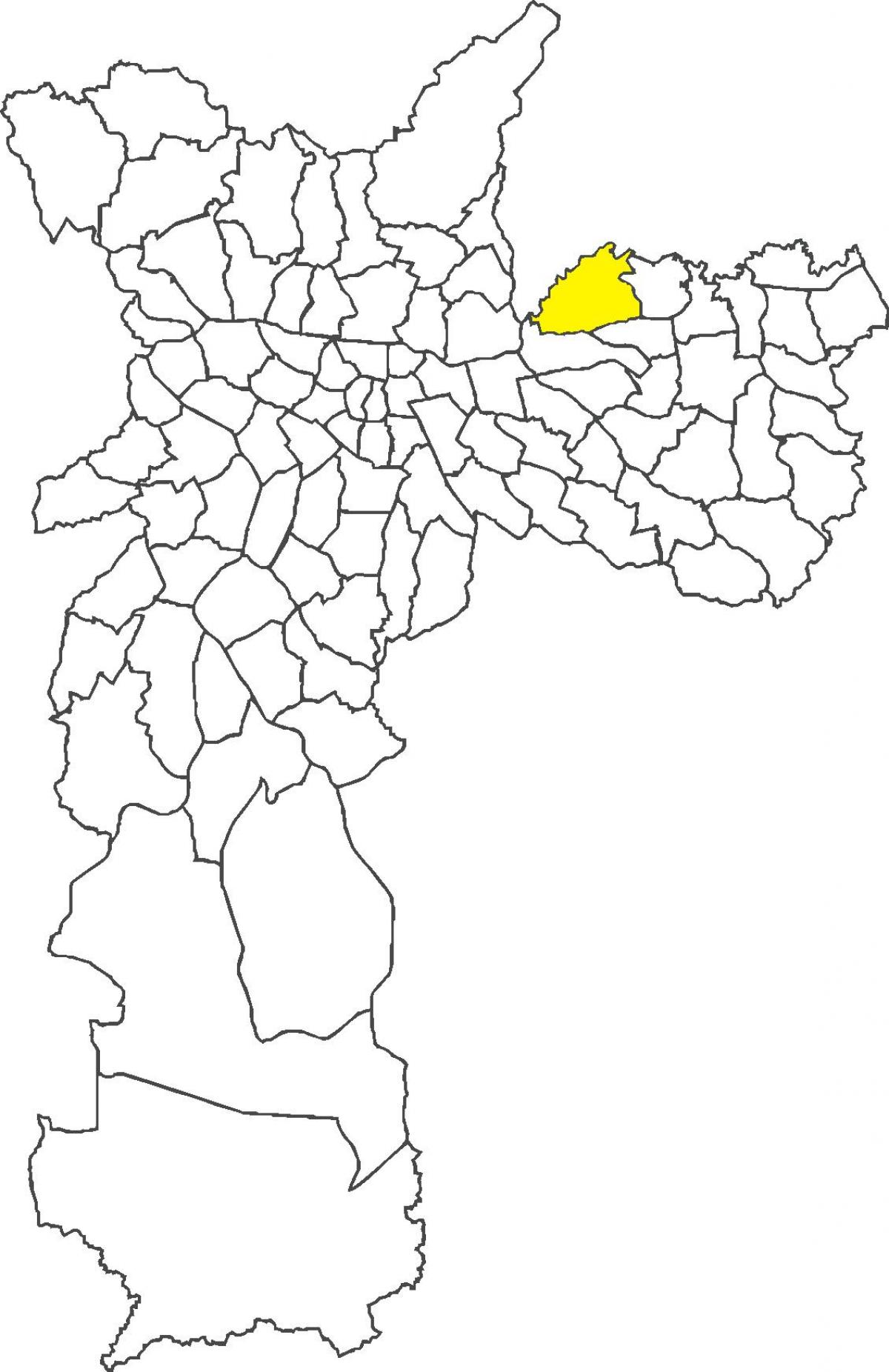 Map of Cangaíba district