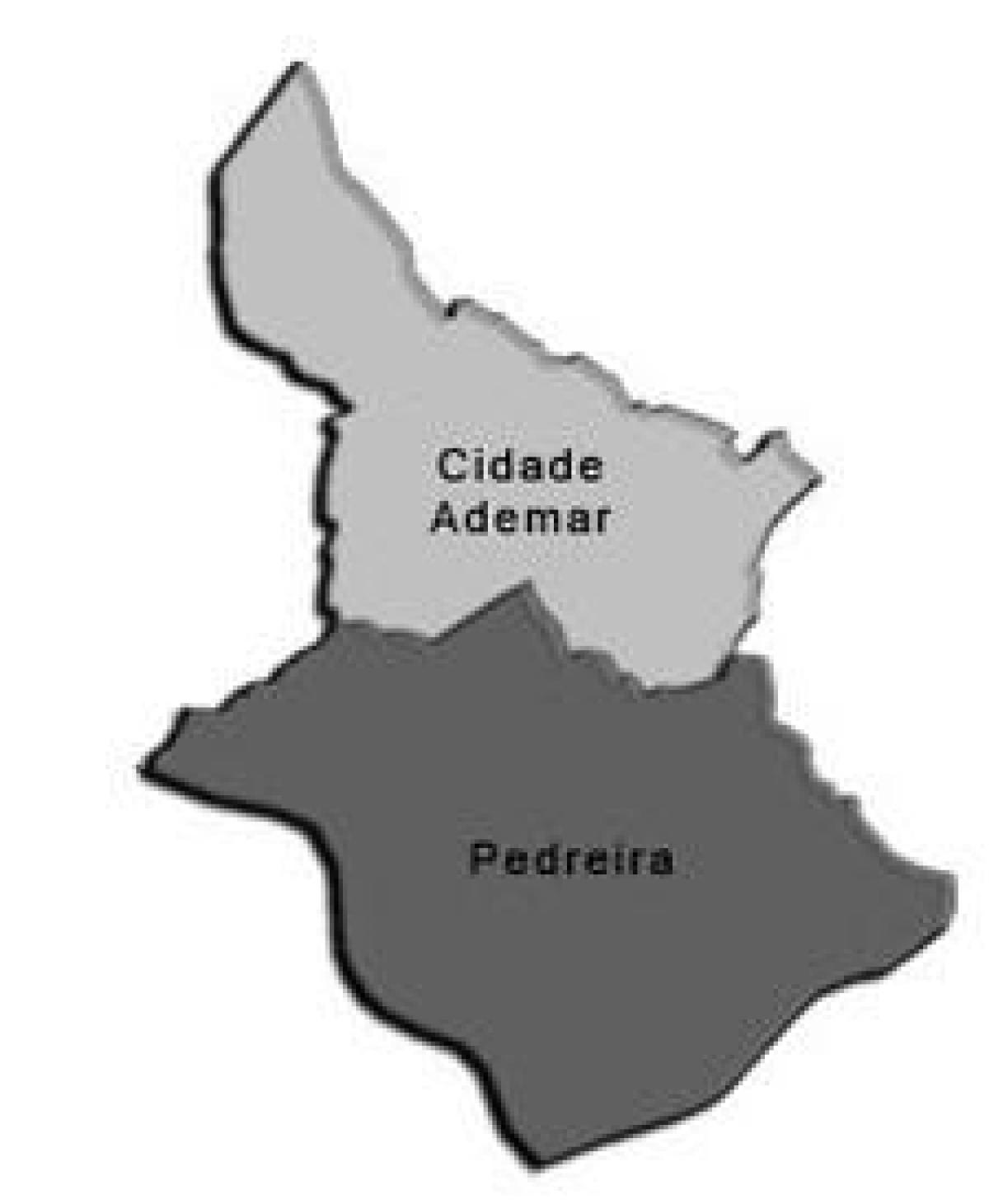 Map of Cidade Ademar sub-prefecture