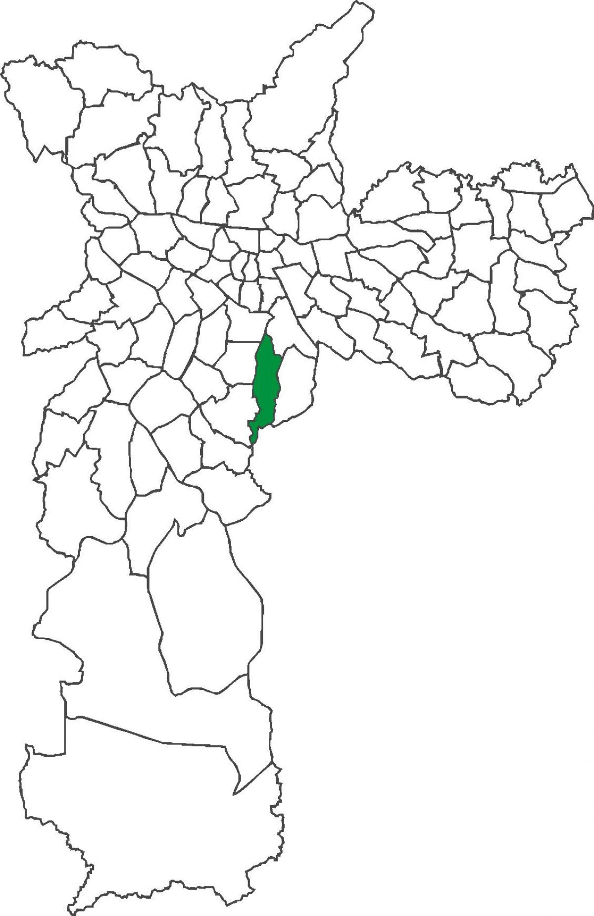 Map of Cursino district