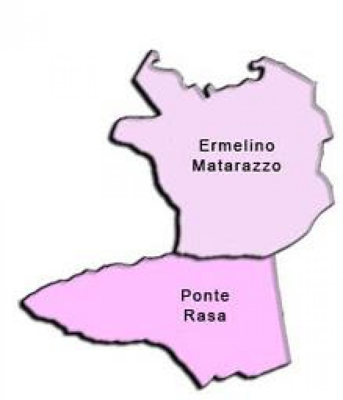 Map of Ermelino Matarazzo sub-prefecture