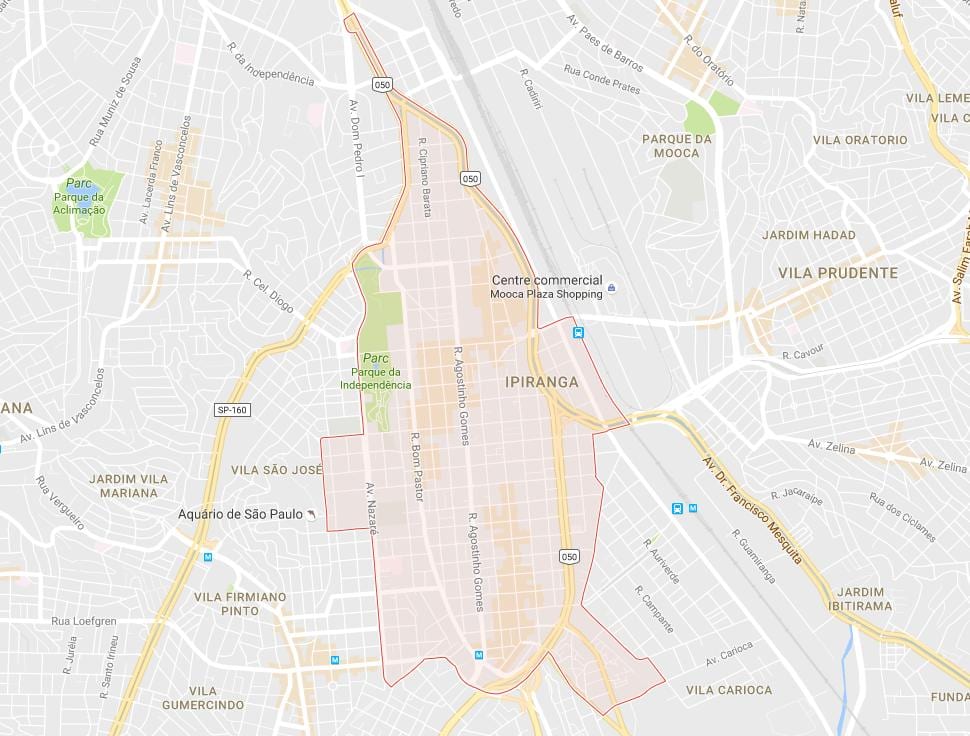 Map of Ipiranga São Paulo