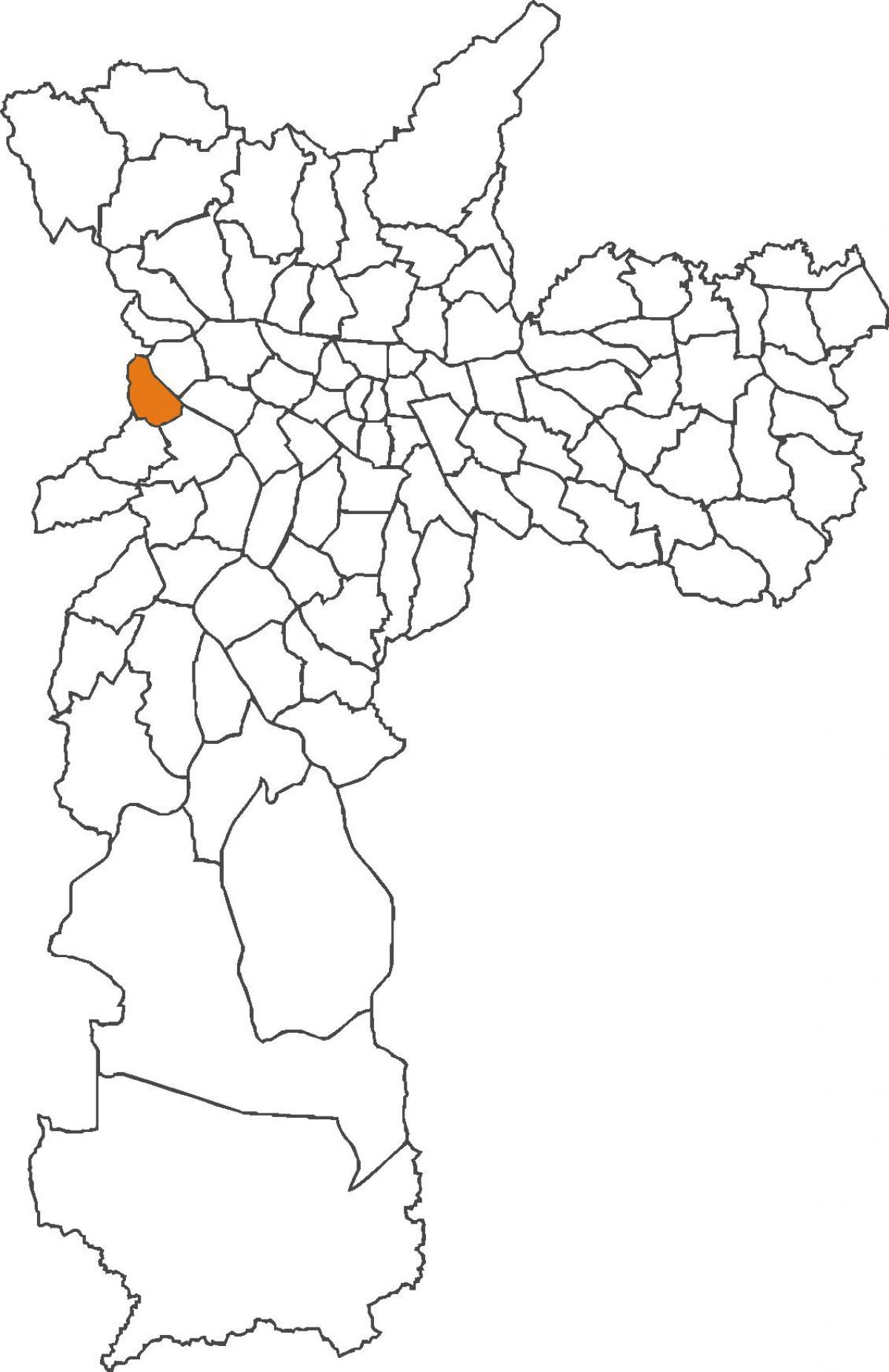Map of Jaguaré district