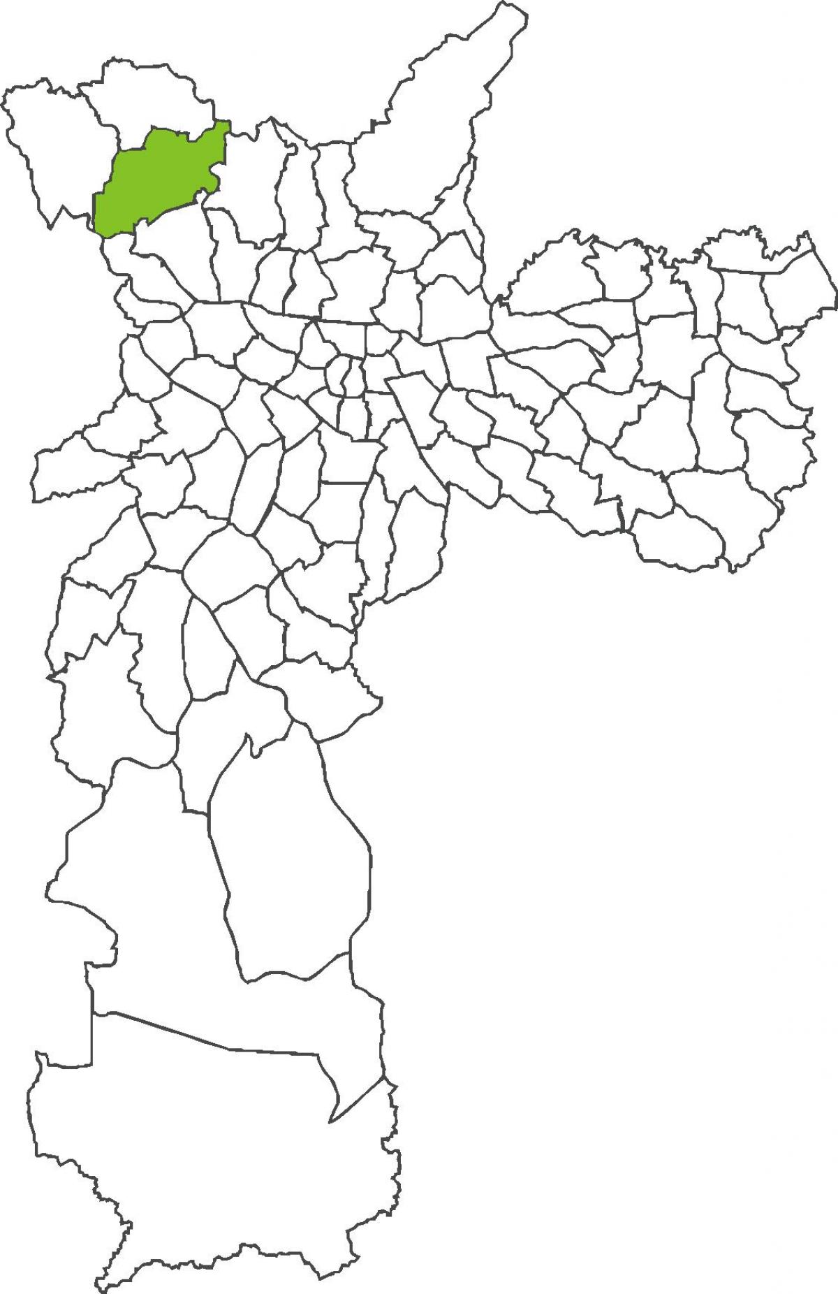 Map of Jaraguá district