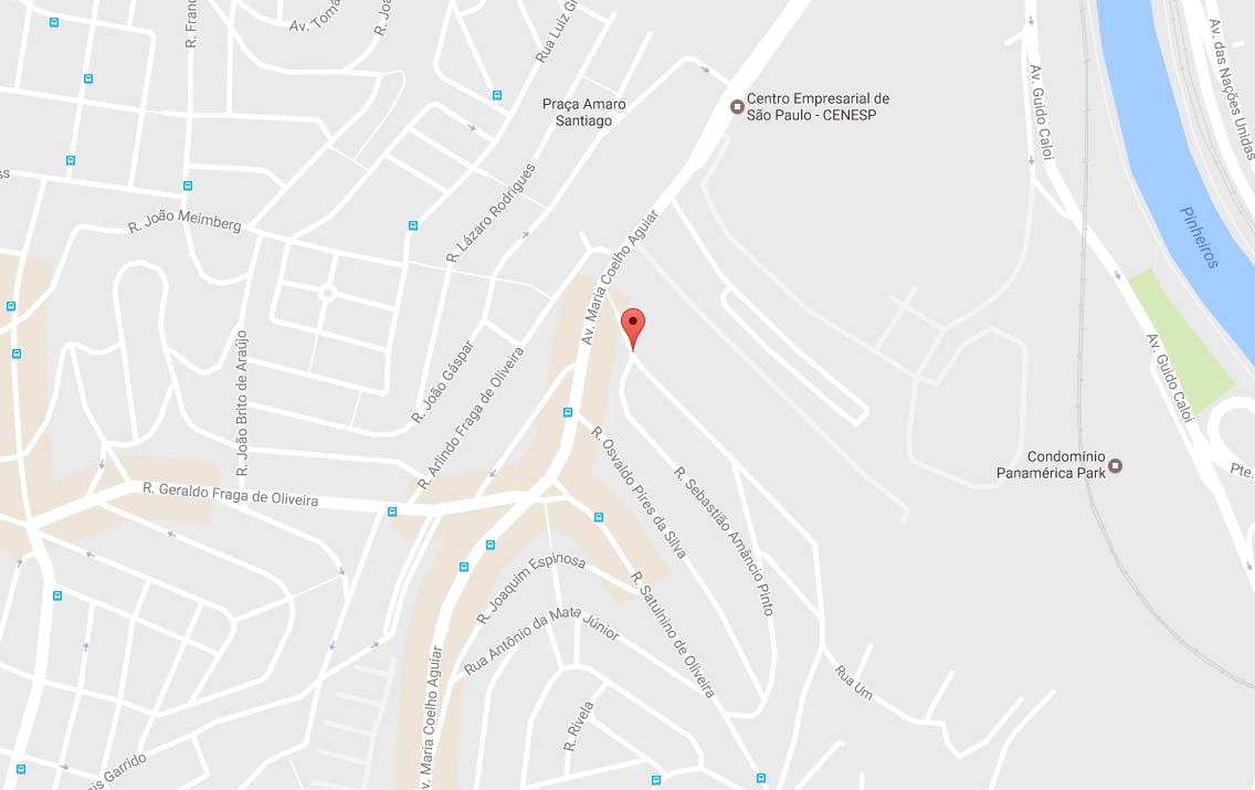 Map of Jardim São Luís São Paulo