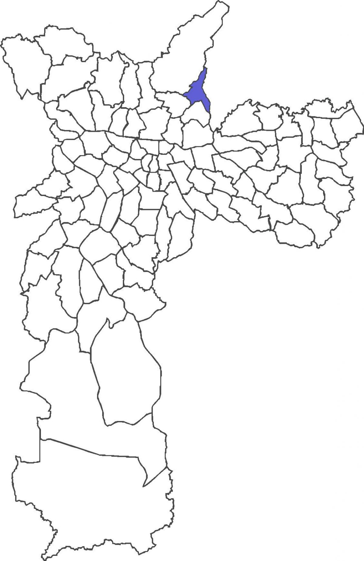 Map of Jaçanã district