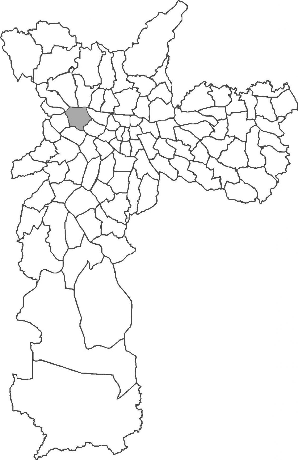 Map of Lapa district