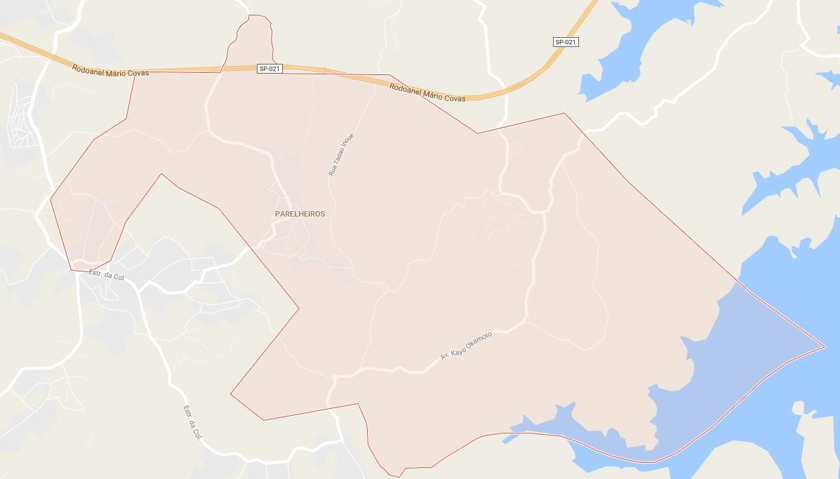 Map of Parelheiros São Paulo