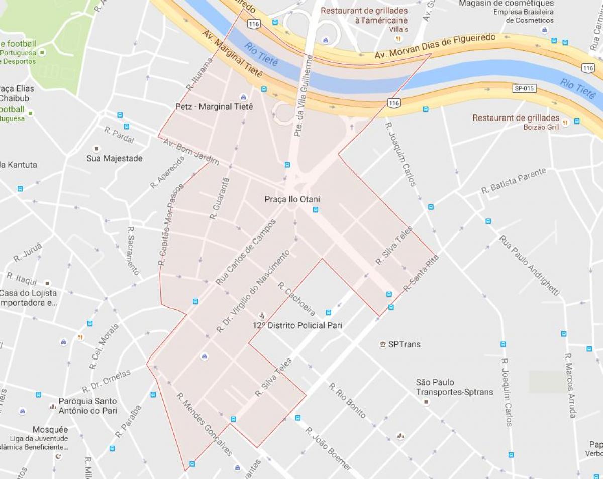 Map of Pari São Paulo