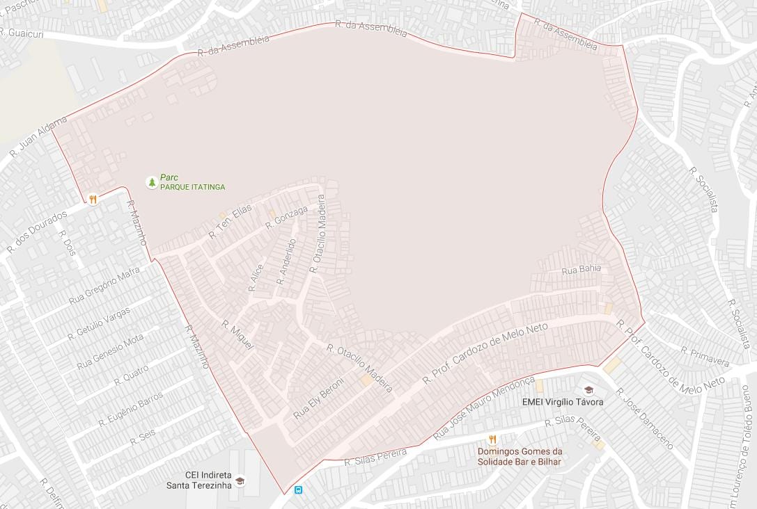 Map of Pedreira São Paulo