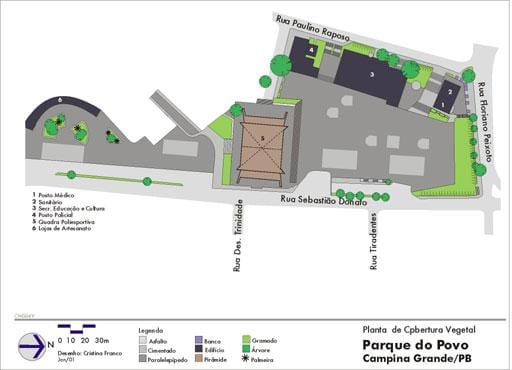 Map of Povo São Paulo Park