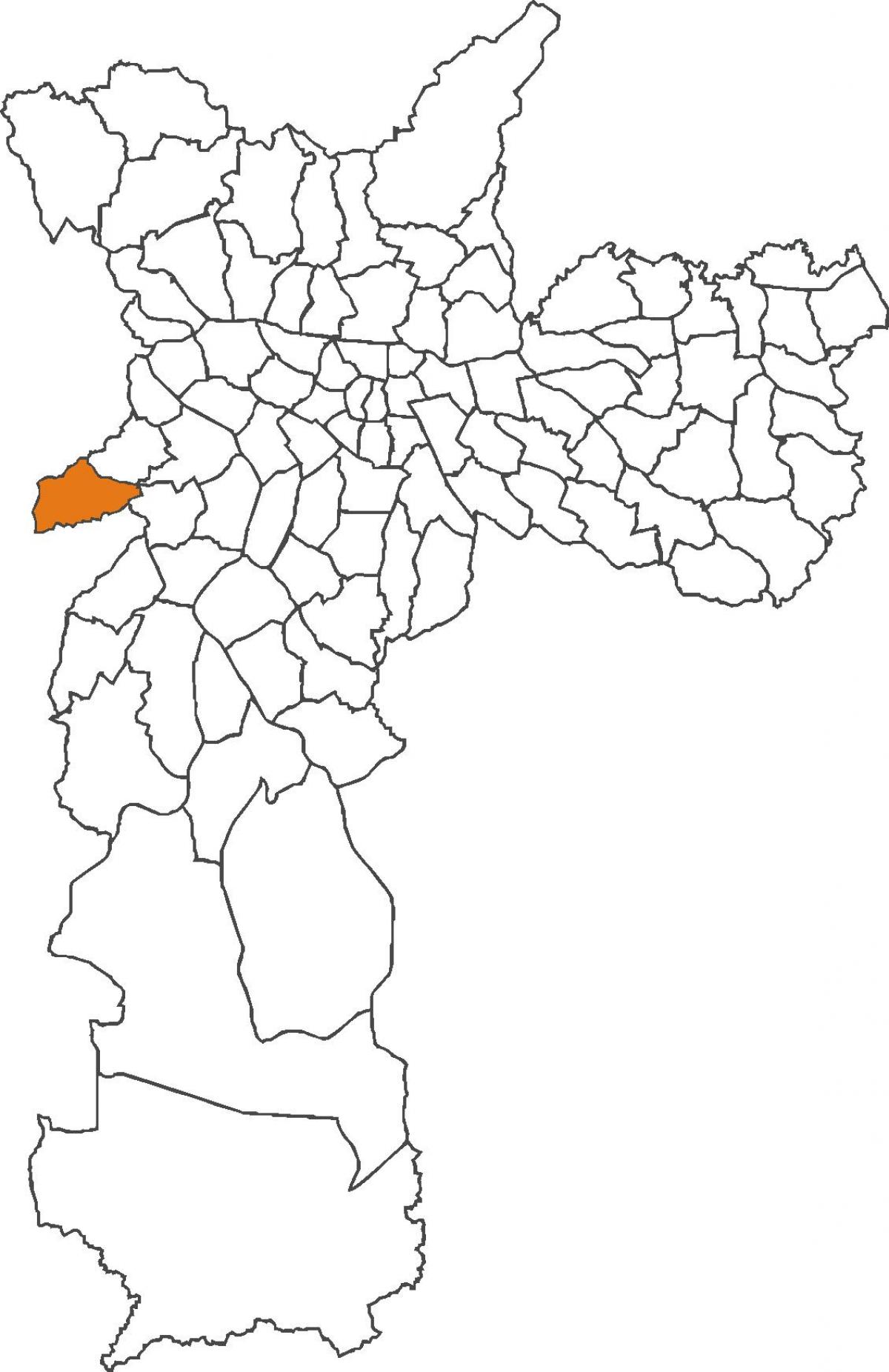 Map of Raposo Tavares district