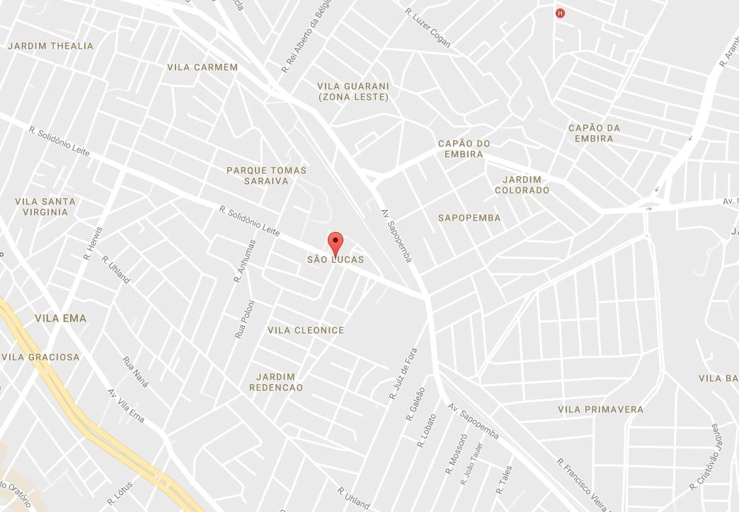 Map of São Lucas São Paulo