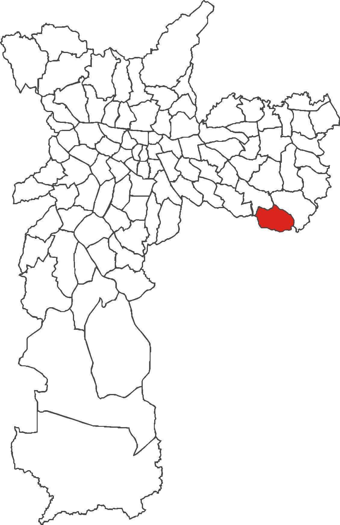 Map of São Rafael district