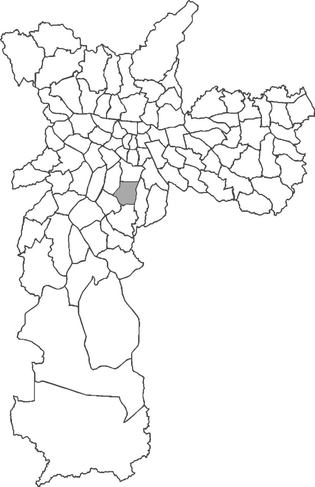 Map of Saúde district