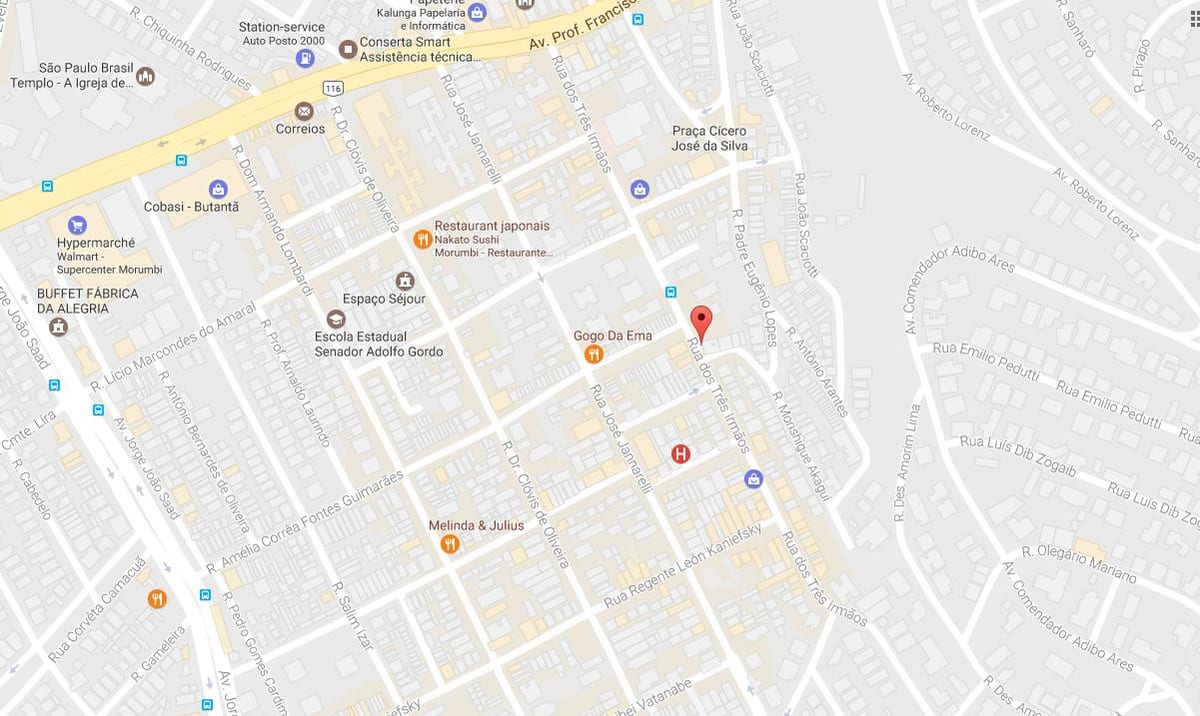 Map of Socorro São Paulo