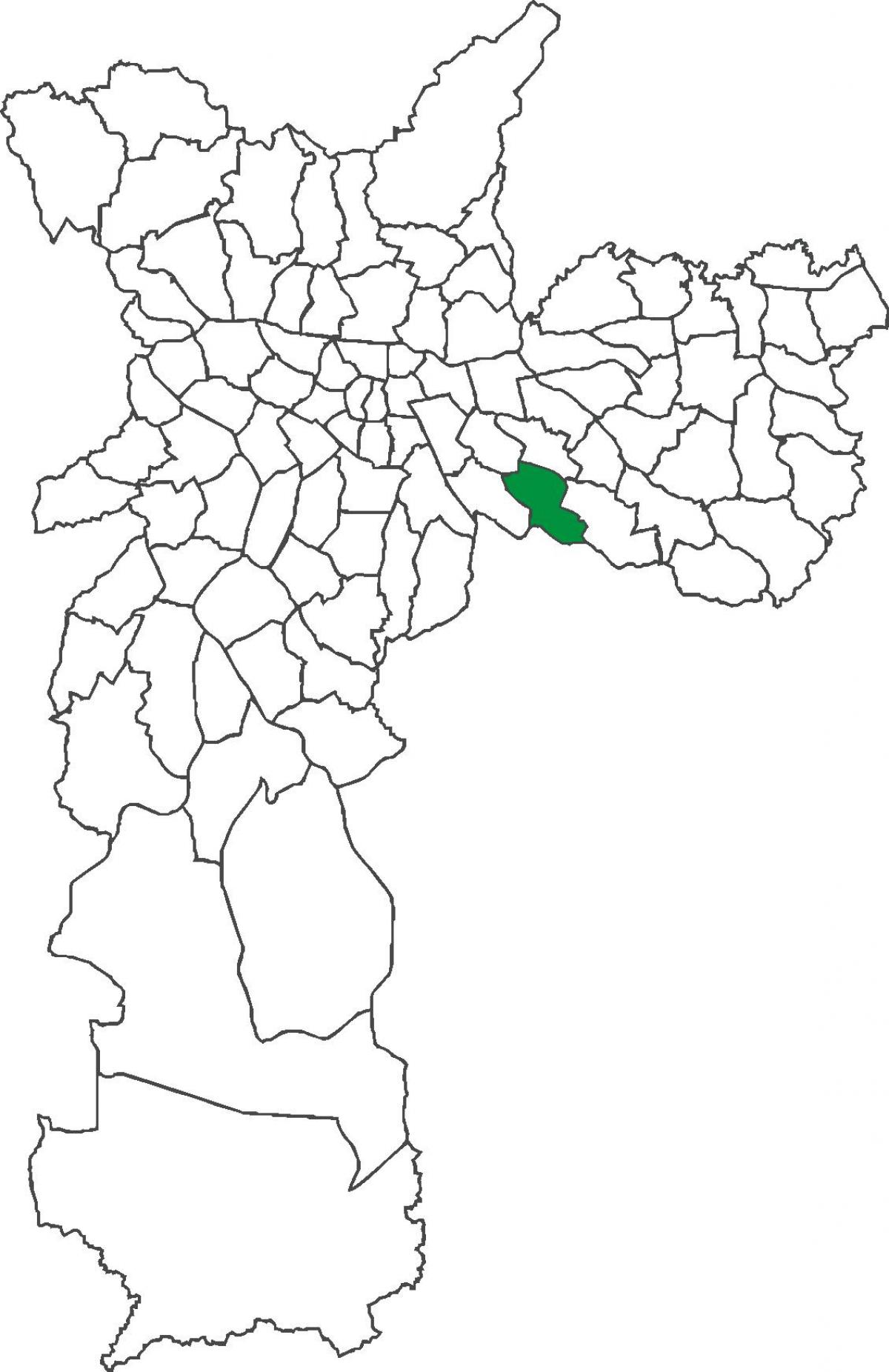 Map of São Lucas district