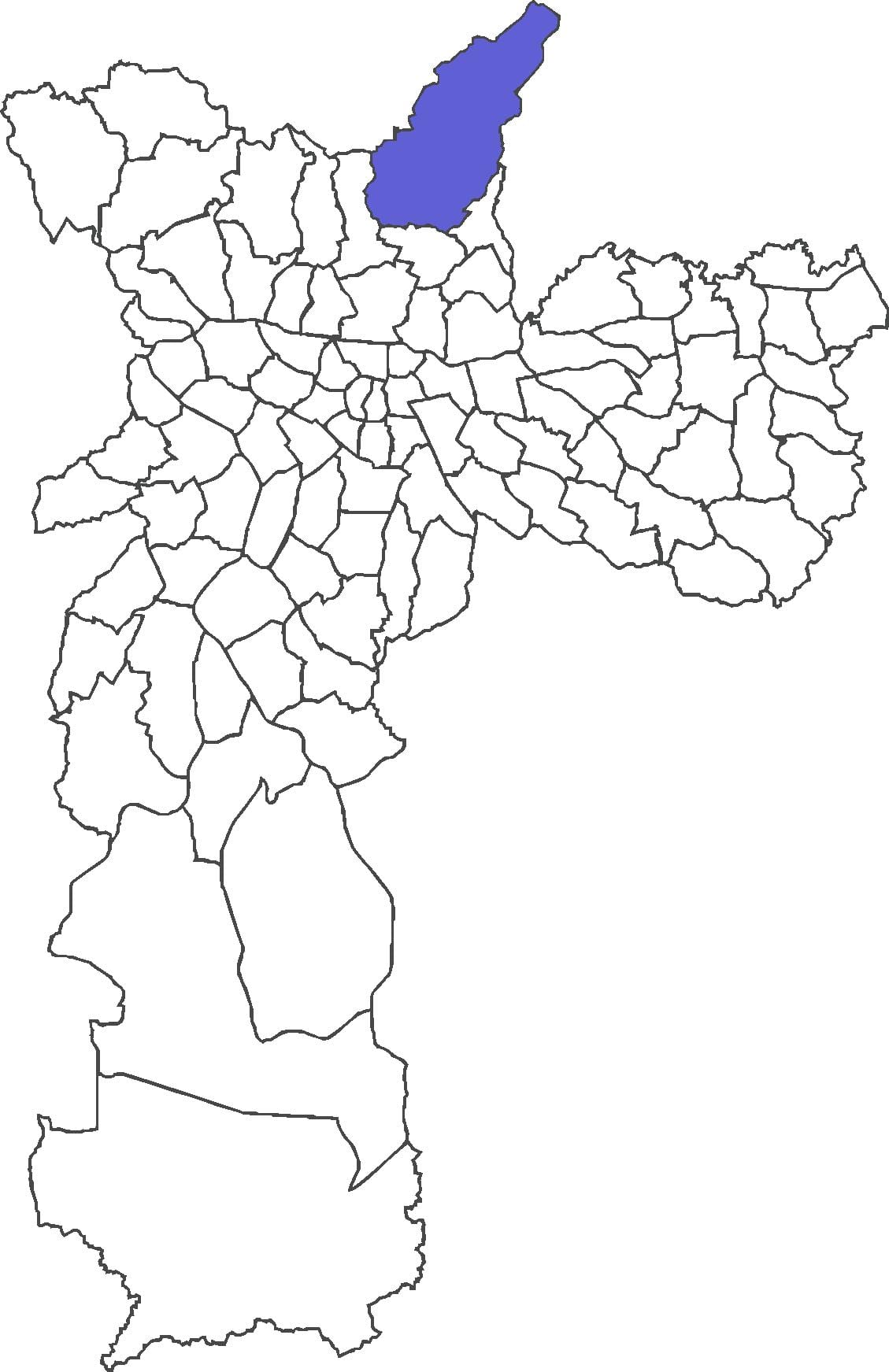 Map of Tremembé district