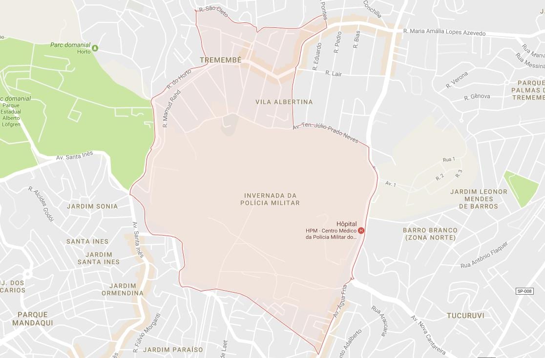 Map of Tremembé São Paulo
