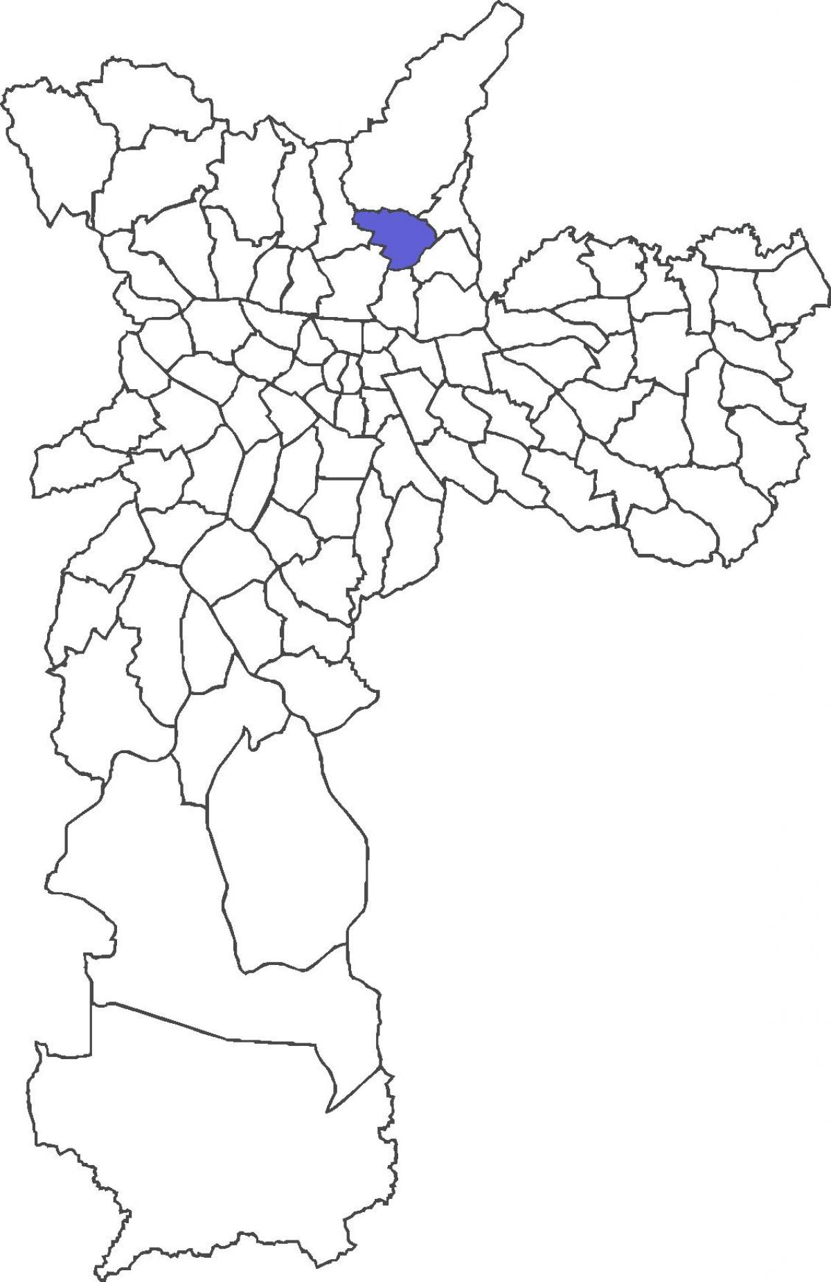 Map of Tucuruvi district