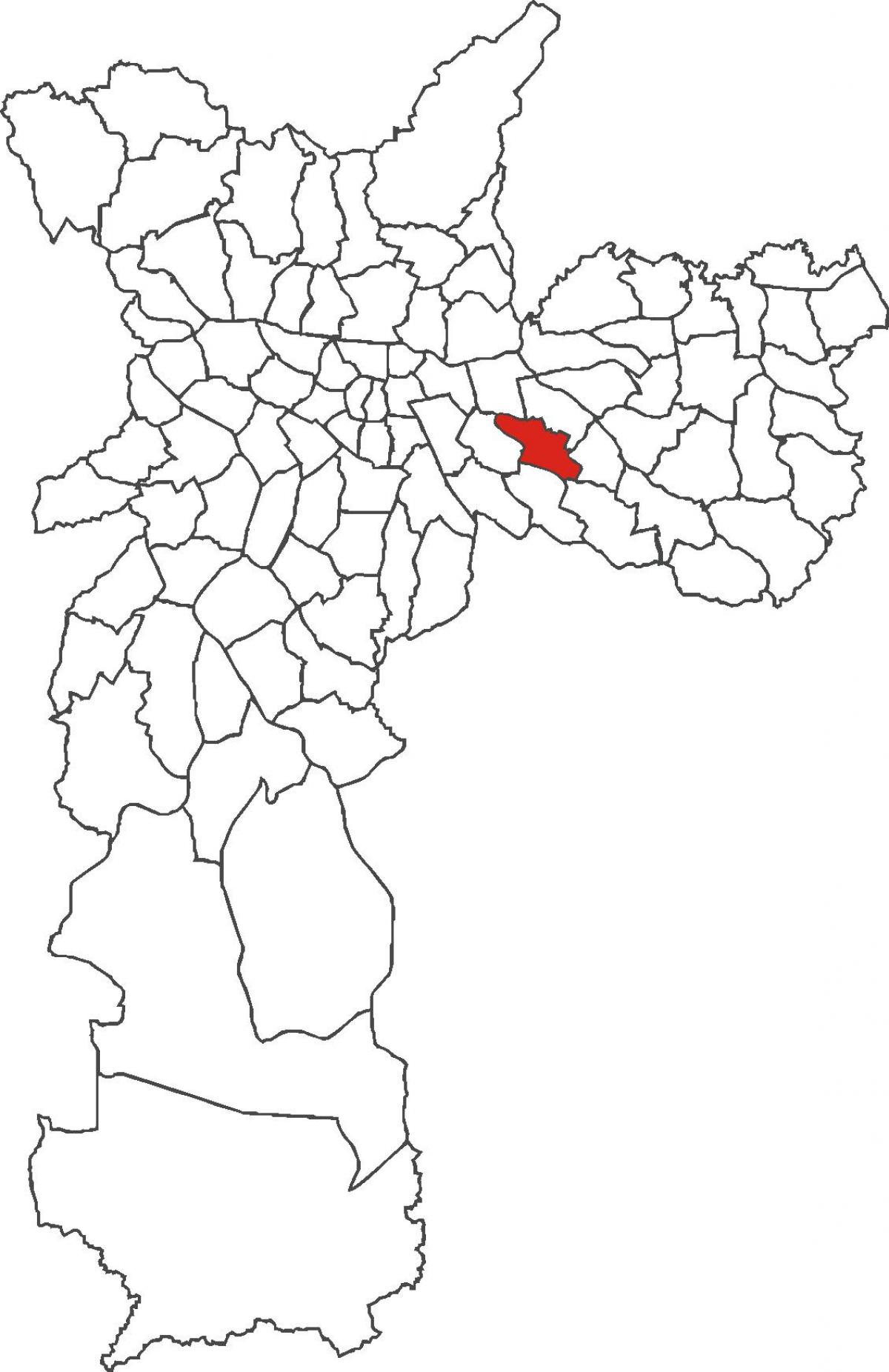 Map of Vila Formosa district