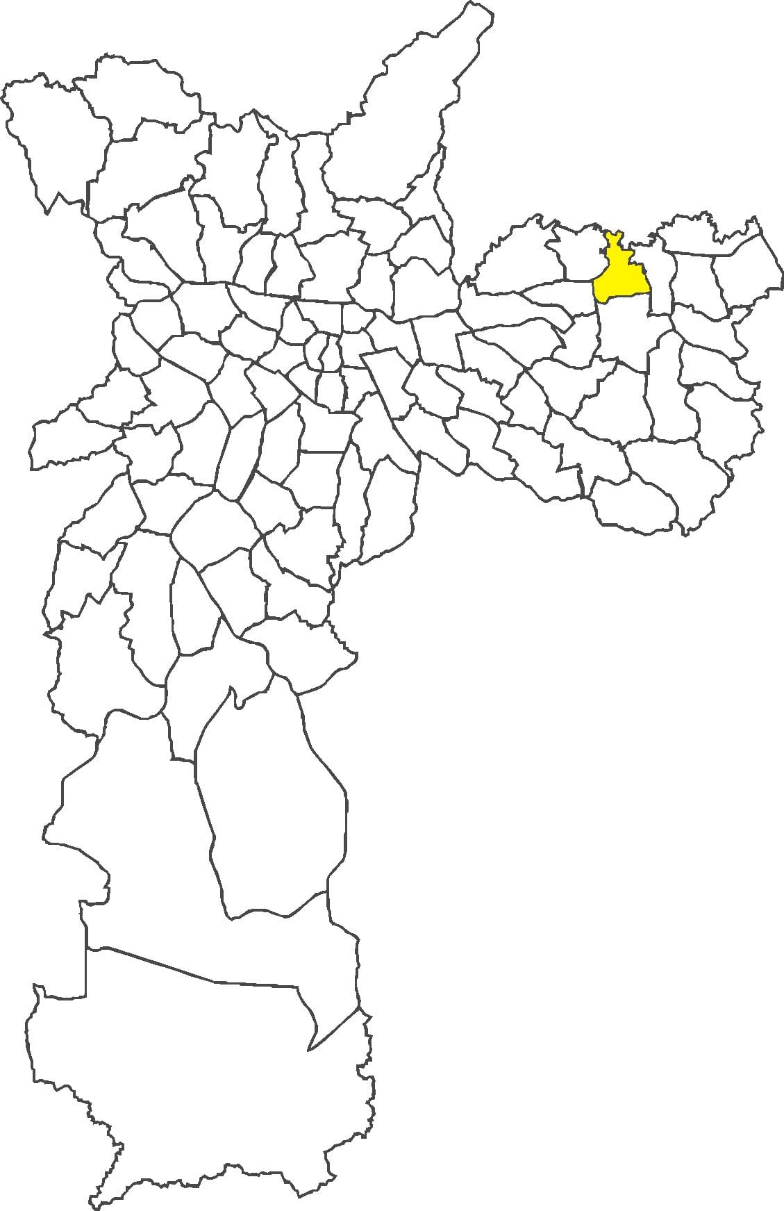 Map of Vila Jacuí district