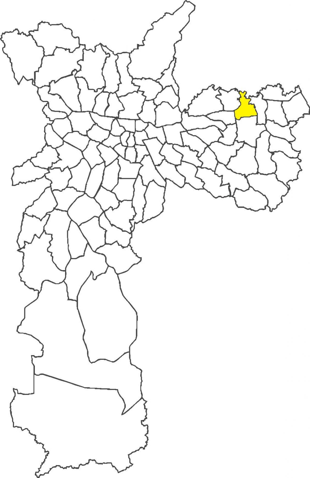 Map of Vila Jacuí district