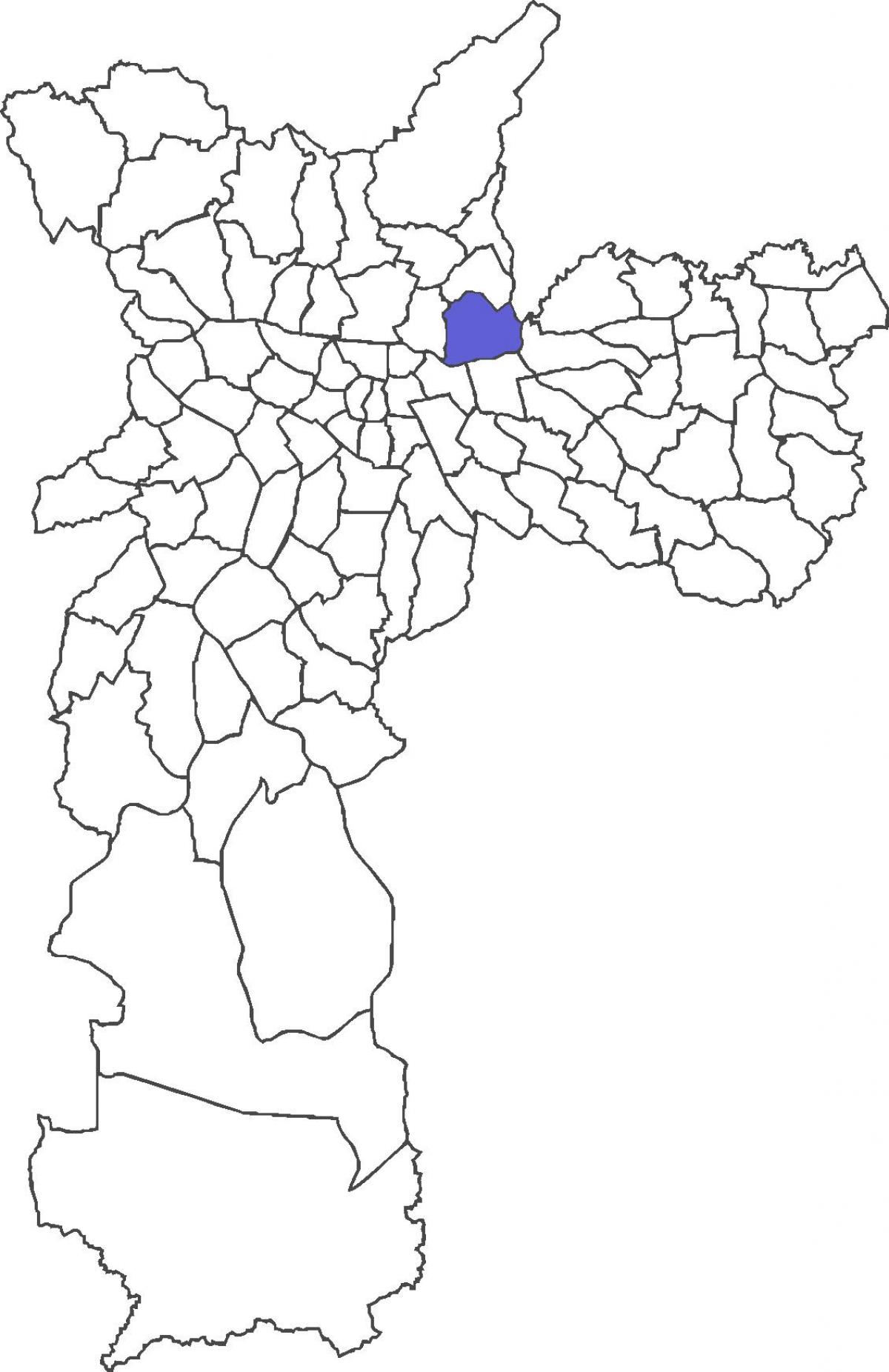 Map of Vila Maria district