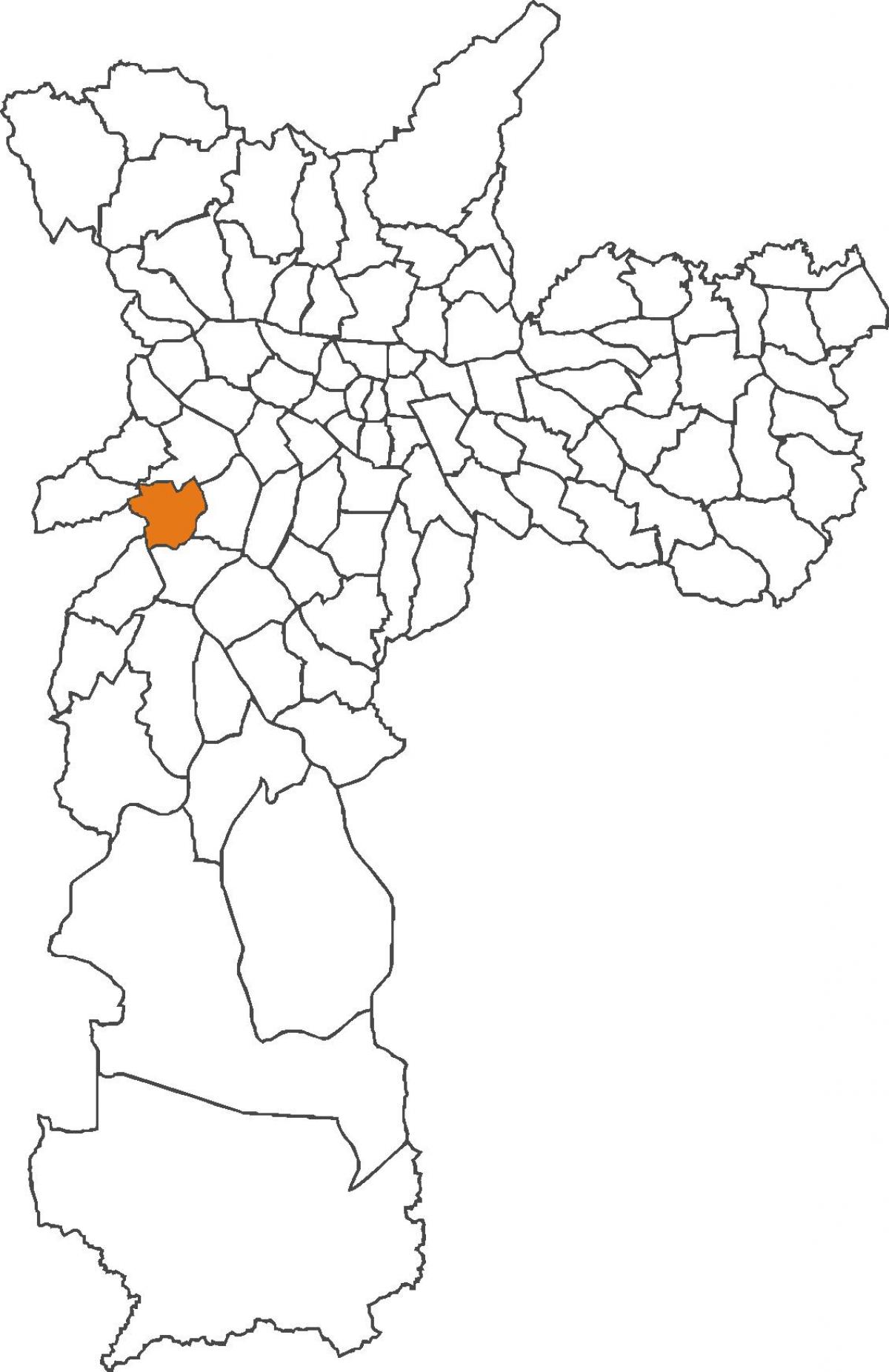 Map of Vila Sônia district