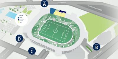 Map of Allianz Parque - Level 2