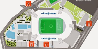 Map of Allianz Parque São Paulo