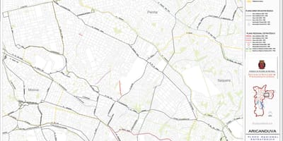 Map of Aricanduva-Vila Formosa São Paulo - Roads